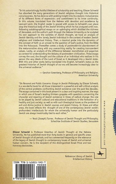 Produktbild: On Personal and Public Concerns