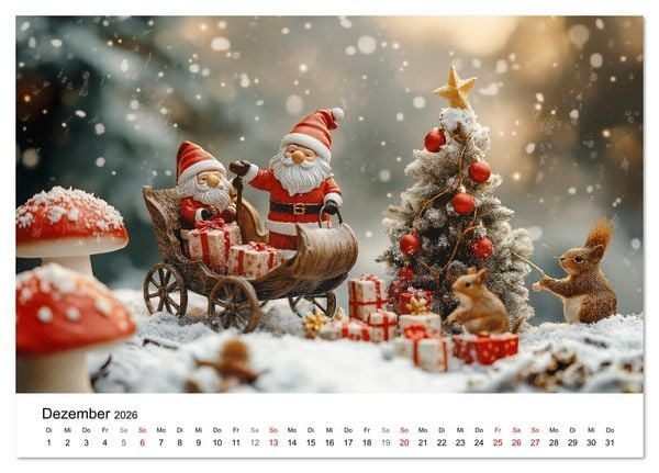 Produktbild: Berufe der Gartenzwerge (Tischkalender 2026 DIN A5 quer), CALVENDO Monatskalender