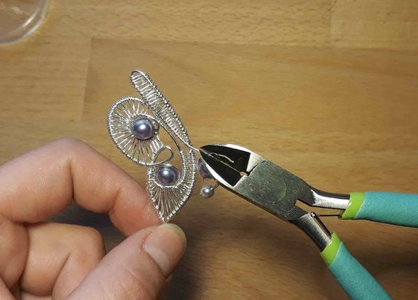 PEBARO 243 - Bastel-Set, Zangen- und Pinzetten-Set zur Schmuckherstellung, 8-teilig