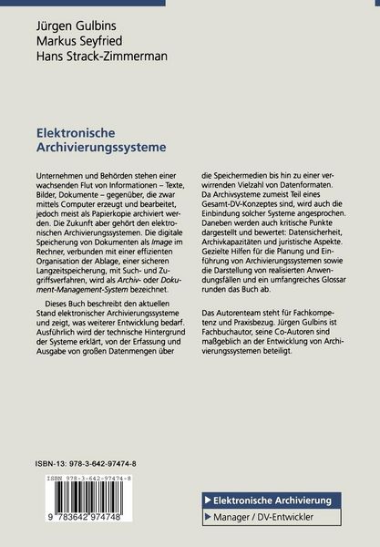 Produktbild: Elektronische Archivierungssysteme