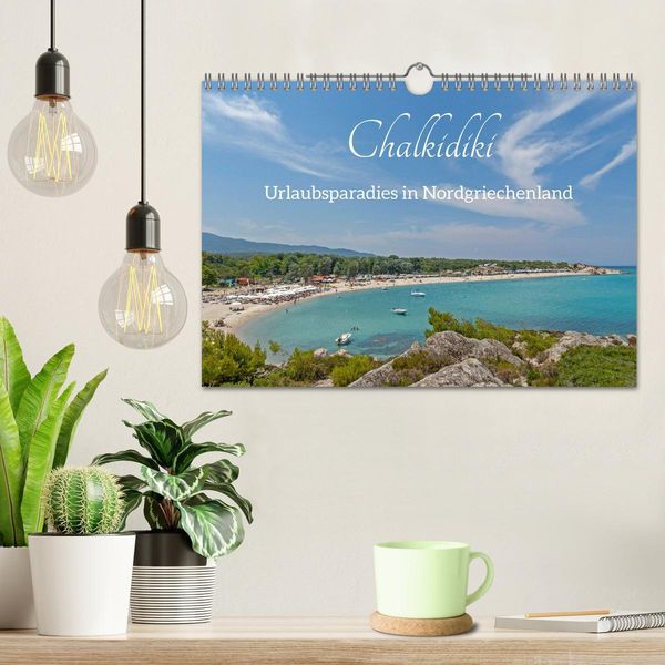 Produktbild: Chalkidiki - Urlaubsparadies in Nordgriechenland (Wandkalender 2026 DIN A4 quer), CALVENDO Monatskalender