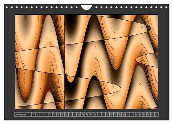 Produktbild: Art palette terre (Calendrier mural 2026 DIN A4 vertical), CALVENDO calendrier mensuel