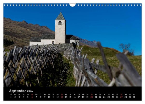 Produktbild: Die Surselva - das B&uuml;ndner Oberland (Wandkalender 2026 DIN A3 quer), CALVENDO Monatskalender