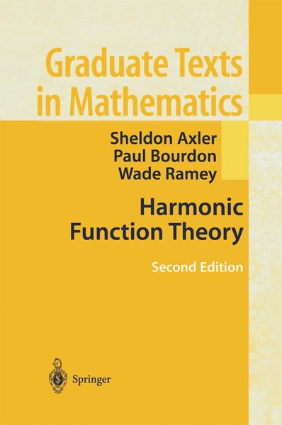 Produktbild: Harmonic Function Theory