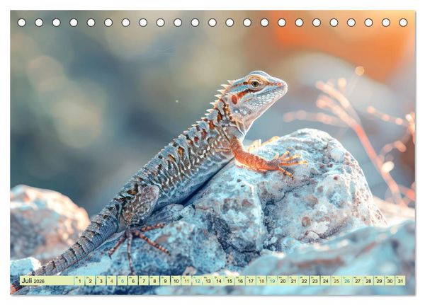 Produktbild: Eine Welt entz&uuml;ckend kleiner Tierchen (Tischkalender 2026 DIN A5 quer), CALVENDO Monatskalender