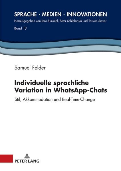 Produktbild: Individuelle sprachliche Variation in WhatsApp-Chats