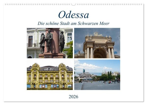 Produktbild: Odessa- Die sch&ouml;ne Stadt am Schwarzen Meer (Wandkalender 2026 DIN A2 quer), CALVENDO Monatskalender