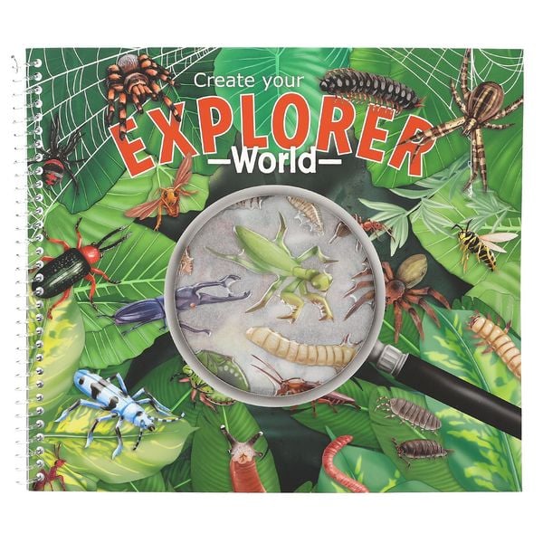 DEPESCHE Stickerbuch Explorer Stickerworld mit Relief Stickern