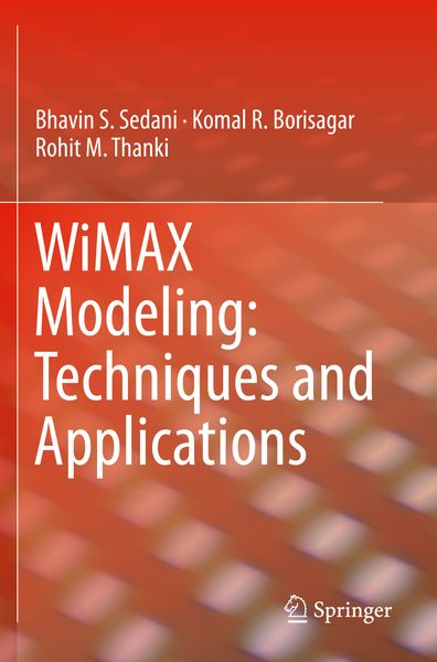 Produktbild: WiMAX Modeling: Techniques and Applications