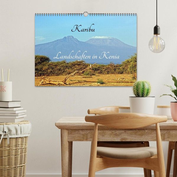 Produktbild: Karibu - Landschaften in Kenia (Wandkalender 2026 DIN A3 quer), CALVENDO Monatskalender