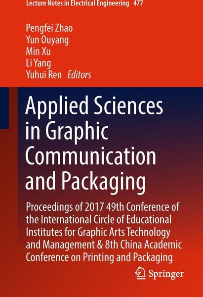 Produktbild: Applied Sciences in Graphic Communication and Packaging
