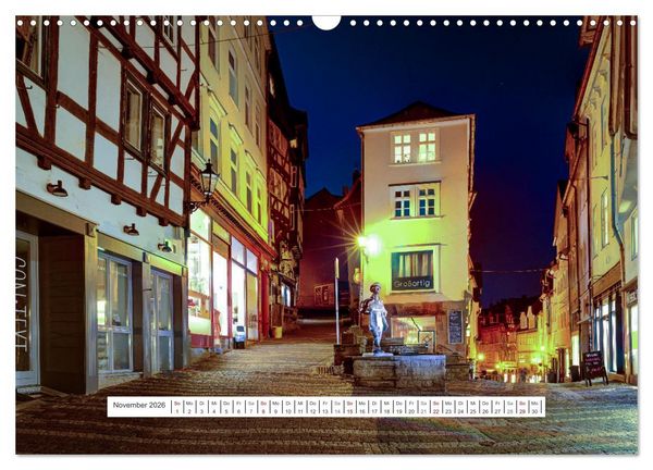 Mein historisches Marburg (Wandkalender 2026 DIN A3 quer), CALVENDO Monatskalender