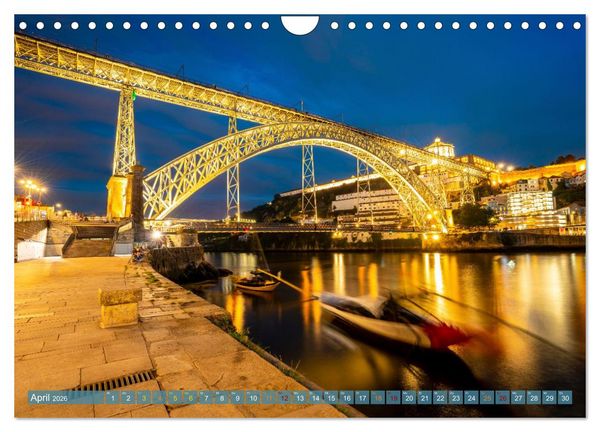 Produktbild: RIVERSIDE BLUES - Abends am Fluss (Wandkalender 2026 DIN A4 quer), CALVENDO Monatskalender