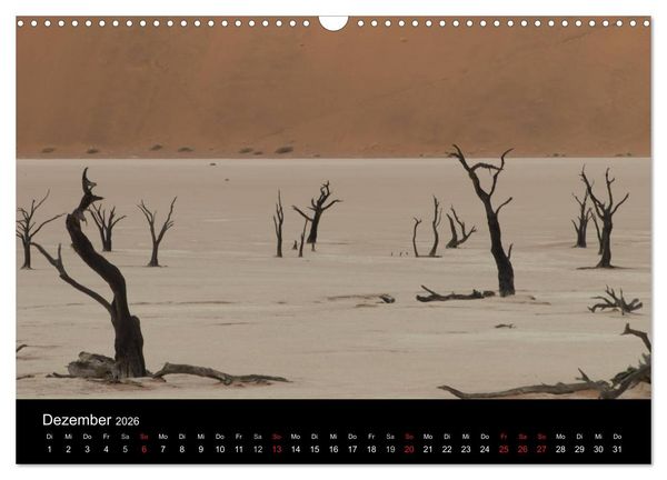 Produktbild: W&uuml;stenzauber Namibia (Wandkalender 2026 DIN A3 quer), CALVENDO Monatskalender