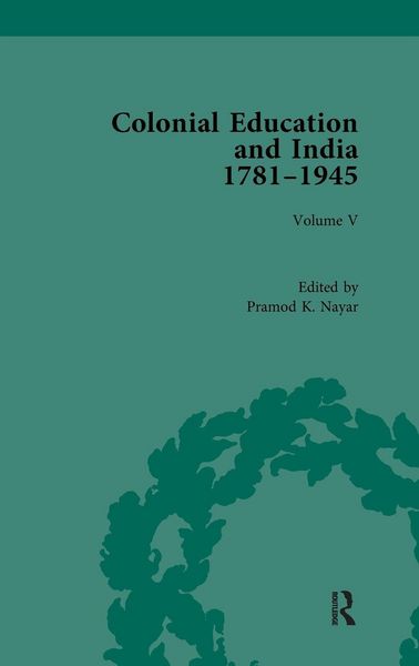 Produktbild: Colonial Education and India 1781-1945