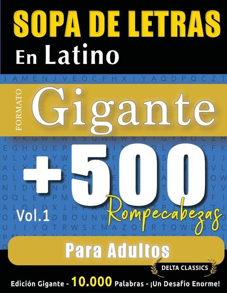 Produktbild: SOPA DE LETRAS EN LATINO FORMATO GIGANTE