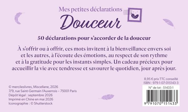 Produktbild: Mes petites d&eacute;clarations - Douceur