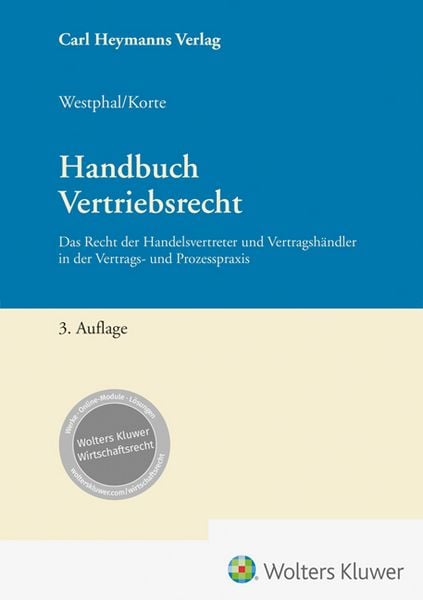 Produktbild: Handbuch Vertriebsrecht