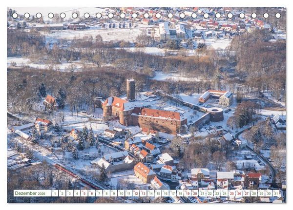 Produktbild: Der Fl&auml;ming aus der Vogelperspektive (Tischkalender 2026 DIN A5 quer), CALVENDO Monatskalender
