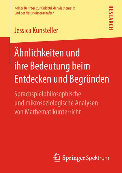Produktbild: &Auml;hnlichkeiten und ihre Bedeutung beim Entdecken und Begr&uuml;nden