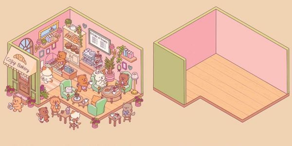Produktbild: Cozy Sticker Worlds &ndash; Happy Village