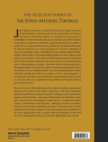 Produktbild: SELECTED PAPERS OF SIR JOHN MEURIG THOMAS, THE
