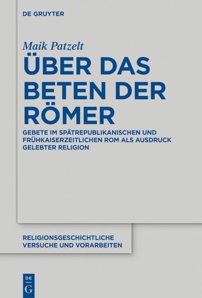 Produktbild: &Uuml;ber das Beten der R&ouml;mer