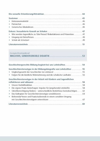 Produktbild: Geschlechtersensible P&auml;dagogik f&uuml;r Lehrkr&auml;fte