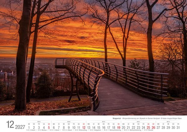 Produktbild: Wuppertal 2027 Bildkalender A3 Spiralbindung