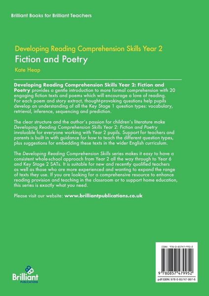 Produktbild: Developing Reading Comprehension Skills Year 2