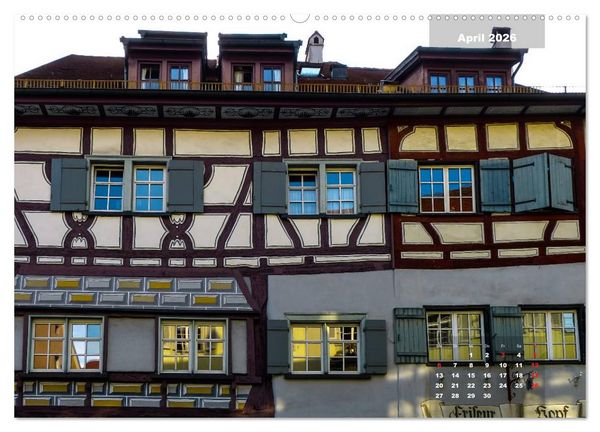 Produktbild: Impressionen aus Wangen im Allg&auml;u (hochwertiger Premium Wandkalender 2026 DIN A2 quer), Kunstdruck in Hochglanz