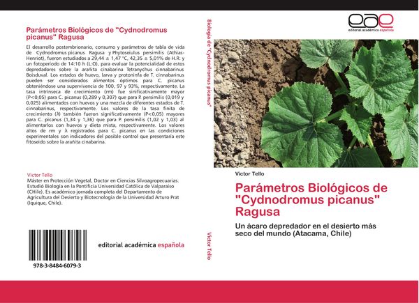 Produktbild: Par&aacute;metros Biol&oacute;gicos de "Cydnodromus picanus" Ragusa