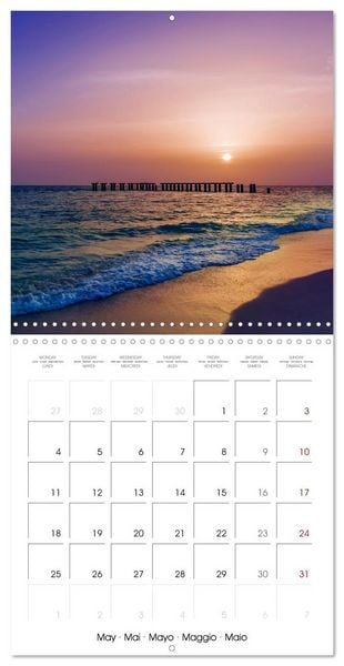 Produktbild: SEA BREEZE Relaxing coastal moments (Wall Calendar 2026 12 &times; 12 Inch) CALVENDO 12 Month Wall Calendar