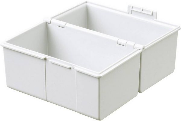 Produktbild: HAN 977-11 Karteibox Lichtgrau max. Anzahl der Karten: 300 Karten DIN A7 quer Stahlscharnier, Deckel als zus&auml;tzlicher Trog nutzbar