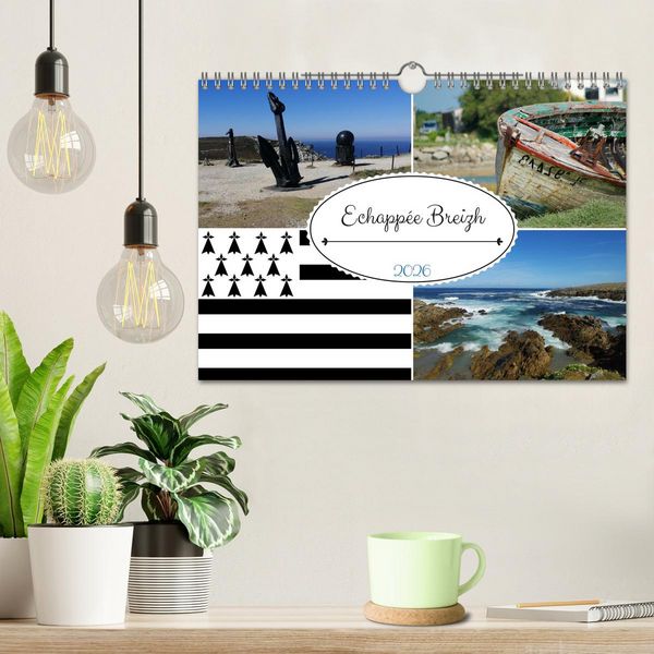 Produktbild: &Eacute;chapp&eacute;e Breizh (Calendrier mural 2026 DIN A4 vertical), CALVENDO calendrier mensuel