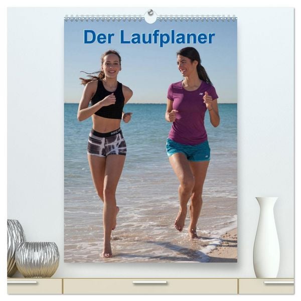 Der Laufplaner (hochwertiger Premium Wandkalender 2026 DIN A2 hoch), Kunstdruck in Hochglanz