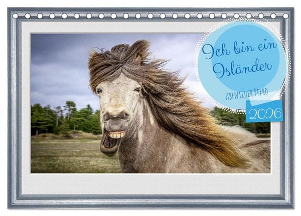 Produktbild: Ich bin ein Isl&auml;nder (Tischkalender 2026 DIN A5 quer), CALVENDO Monatskalender