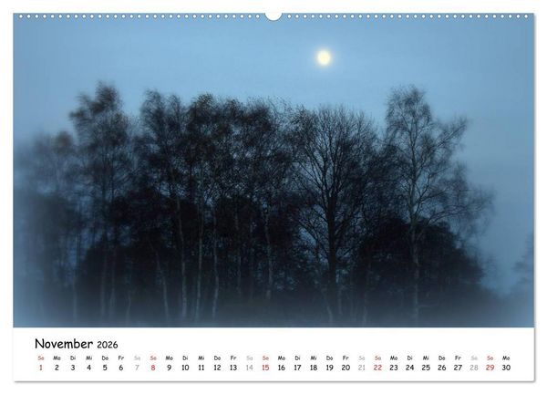 Produktbild: Unterwegs im Teufelsmoor (hochwertiger Premium Wandkalender 2026 DIN A2 quer), Kunstdruck in Hochglanz