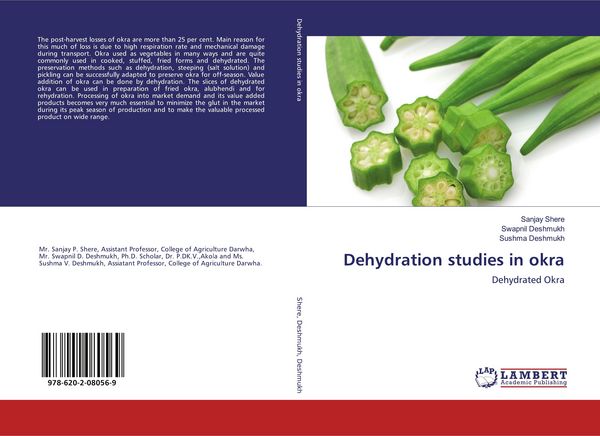Produktbild: Dehydration studies in okra