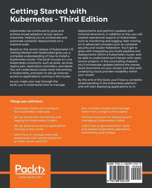 Produktbild: Getting started with Kubernetes, Third Edition