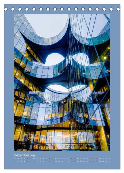Produktbild: High-Tech-Architektur (Tischkalender 2026 DIN A5 hoch), CALVENDO Monatskalender