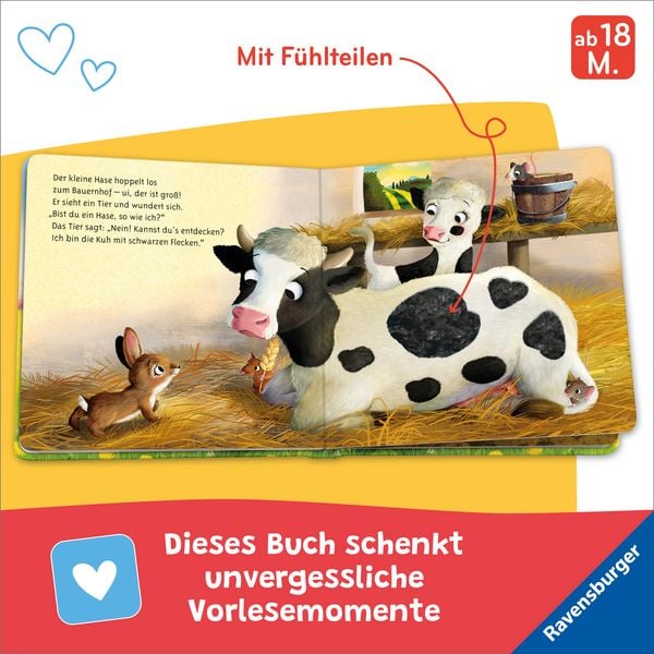 Produktbild: Mein erstes Vorlese-F&uuml;hlbuch - Bist du ein Hase?