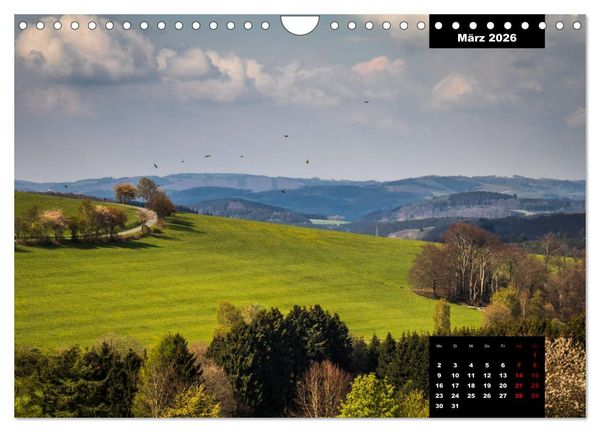 Produktbild: Malerisches Sauerland (Wandkalender 2026 DIN A4 quer), CALVENDO Monatskalender