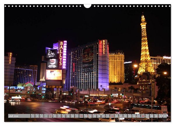 Produktbild: Las Vegas - Nevada (Wandkalender 2026 DIN A3 quer), CALVENDO Monatskalender