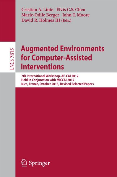 Produktbild: Augmented Environments for Computer-Assisted Interventions
