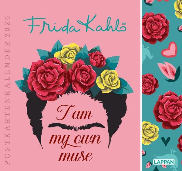 Produktbild: Frida Kahlo Postkartenkalender 2026