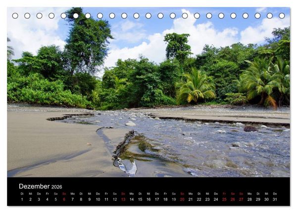 Produktbild: Costa Rica (Tischkalender 2026 DIN A5 quer), CALVENDO Monatskalender