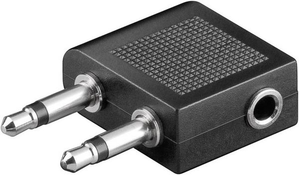 Produktbild: SpeaKa Professional SP-7869752 Klinke Audio Y-Adapter [2x Klinkenstecker 3.5 mm - 1x Klinkenbuchse 3.5 mm] Schwarz