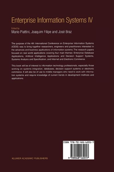Produktbild: Enterprise Information Systems IV