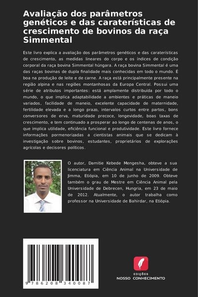 Produktbild: Avalia&ccedil;&atilde;o dos par&acirc;metros gen&eacute;ticos e das carater&iacute;sticas de crescimento de bovinos da ra&ccedil;a Simmental
